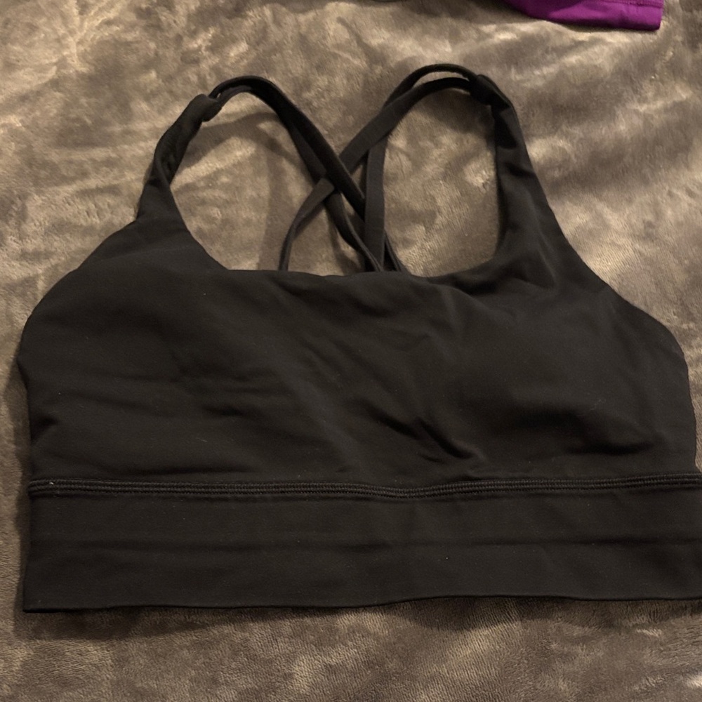 Lululemon Women's Black Sports Bra